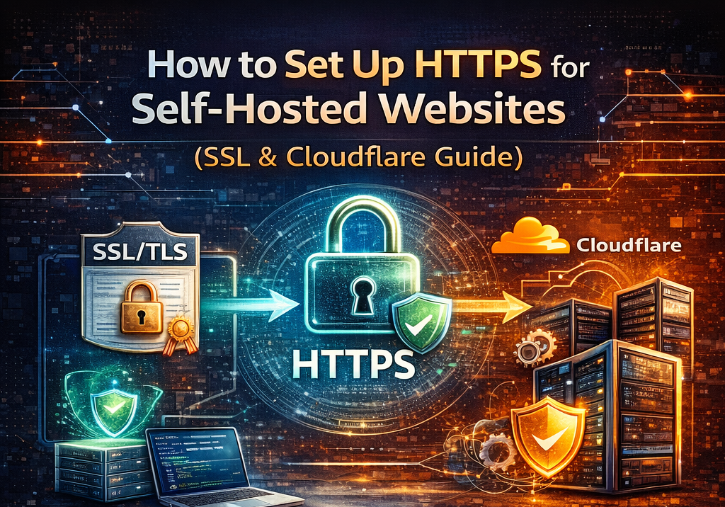 How to set up HTTPS for self-hosted websites using SSL and Cloudflare