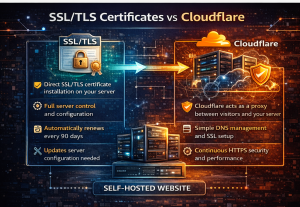 Comparison of SSL certificates and Cloudflare for HTTPS on self-hosted websites